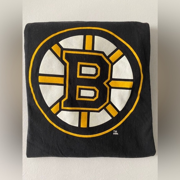 NHL x REEBOK BOSTON BRUINS PHIL KESSEL 81 Black Logo T Shirt in Medium - Picture 8 of 8